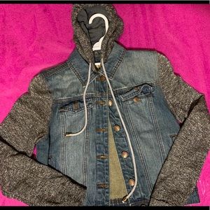 Jean jacket sweater